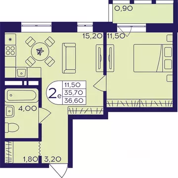 2-к кв. Московская область, Балашиха Железнодорожный мкр, Центр-2 мкр, ...