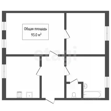 1-к кв. Томская область, Томск Мельничная ул., 38 (22.5 м)