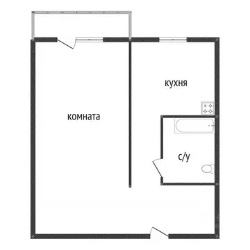 1-к кв. Пермский край, Пермь ул. Крисанова, 27 (33.0 м)