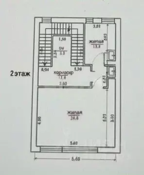 Таунхаус в Оренбургская область, Оренбург ул. Нижняя, 1 (102 м)