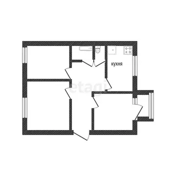 3-комнатная квартира: Златоуст, улица Карла Маркса, 2 (80.5 м)