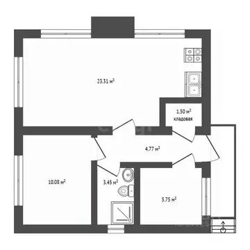 Дом в Владимирская область, Ковров № 4 КЭМЗ СНТ, 93 (63 м)