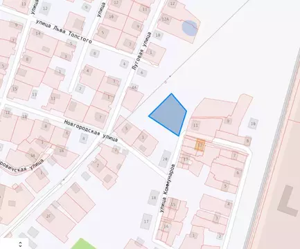 Участок в Новгородская область, Пестово ул. Коммунаров (20.0 сот.)