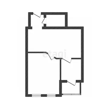 2-к кв. Белгородская область, Белгород Преображенская ул., 78б (45.9 ...