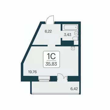 Студия Новосибирская область, Новосибирск Ипподромская ул., 12 (35.4 ...