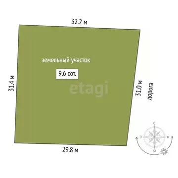 Участок в Тюменская область, Тюмень Поле Чудес-2 садовое товарищество, ...