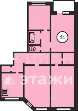 4-к кв. Саха (Якутия), Якутск 202-й мкр, 14 (94.0 м)