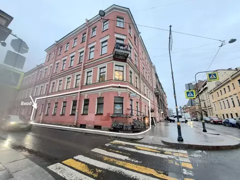 Помещение свободного назначения в Санкт-Петербург Кирочная ул., 7 (154 ...