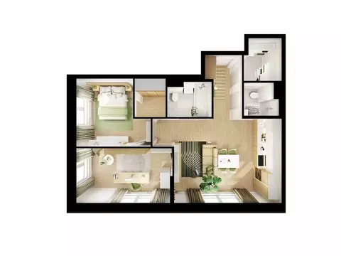 2-комнатная квартира: Щербинка, улица Мостотреста, 10к1 (63.6 м)