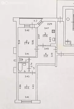 2-комнатная квартира: Санкт-Петербург, улица Кораблестроителей, 34 (67 ...