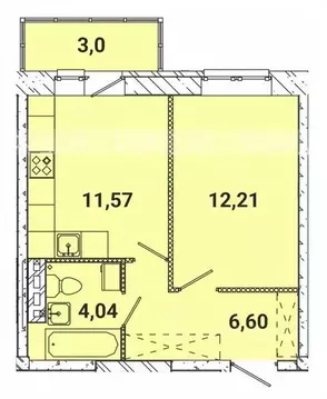 1-к кв. Иркутская область, Иркутский муниципальный округ, пос. ...