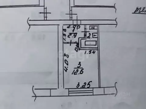 1-к кв. Липецкая область, Липецк ул. Космонавтов, 26 (17.8 м)