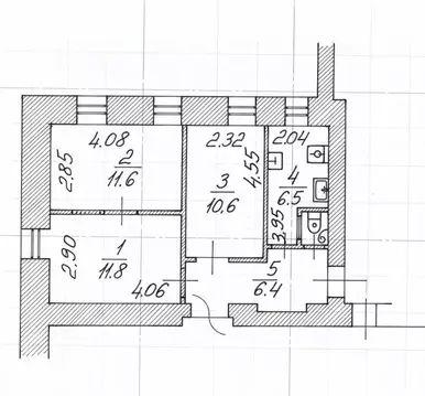 Комната Москва Малая Остроумовская ул., 1Г (23.4 м)