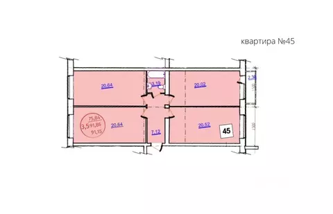3-к кв. Удмуртия, Ижевск ул. Халтурина, 155 (91.0 м)