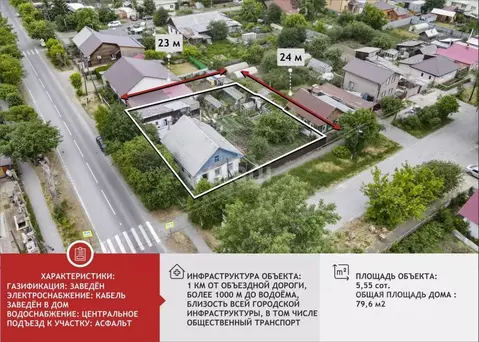 Дом в Тюменская область, Тюмень Микрорайон мыс, ул. Кулибина (80 м)