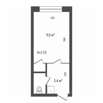 1-к кв. Красноярский край, Красноярск Зеленая Роща мкр, ул. ...