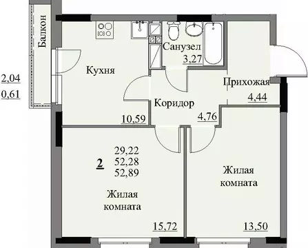 2-к кв. Удмуртия, Ижевск Автопроизводство жилрайон, 3-й мкр, Арден на ...