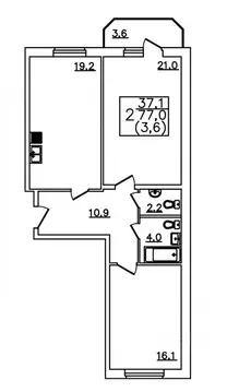 2-к кв. Ставропольский край, Пятигорск Бештау мкр, Алые Паруса жилой ...
