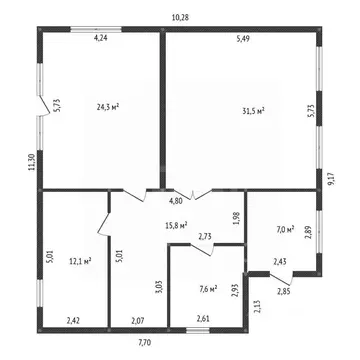 Дом в Башкортостан, Иглинский сельсовет, с. Иглино ул. Уральская, 20 ...
