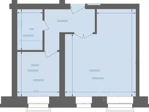 1-к кв. Хакасия, Абакан Скандия жилой комплекс (45.55 м)