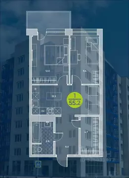 Студия Хакасия, Абакан ул. Генерала Тихонова, 14 (55.2 м)
