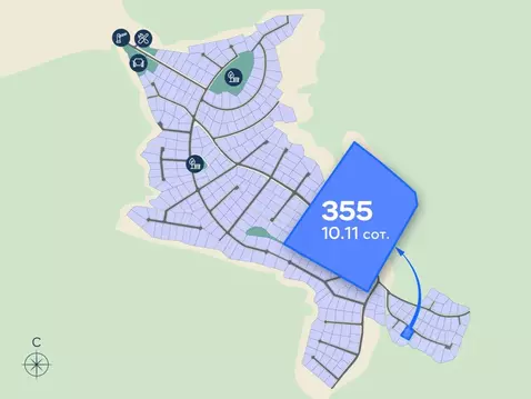 Участок в Ленинградская область, Выборгский район, Первомайское с/пос, ...