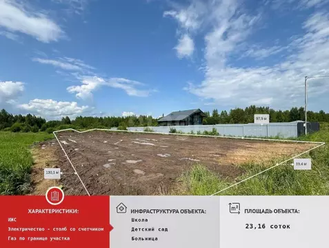 Участок в Ярославская область, Ярославский муниципальный округ, с. ...