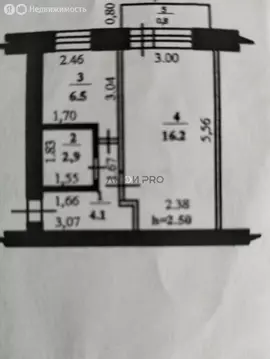 1-комнатная квартира: Стерлитамак, улица Худайбердина, 123 (29.7 м)