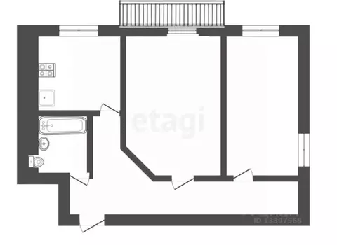 2-к кв. Тверская область, Тверь ул. Орджоникидзе, 47 (41.0 м)