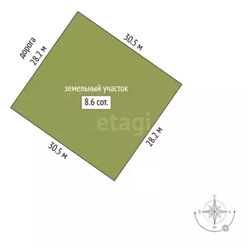 Участок в Москва, ТАО, Краснопахорский район, КП Шишкино парк (8.61 м)