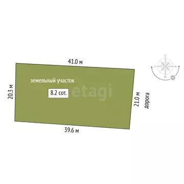 Участок в Тюмень, садовое товарищество Лаванда, 15-я улица (8.25 м)