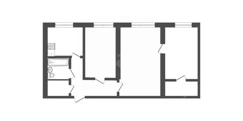 3-к кв. Тверская область, Тверь ул. Орджоникидзе, 52к2 (56.9 м)