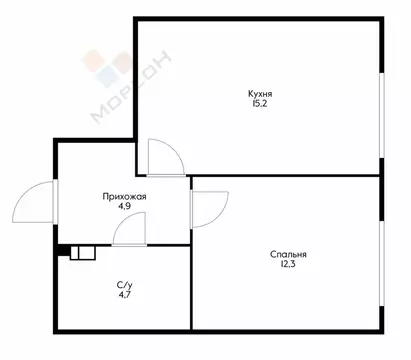 1-комнатная квартира: Краснодар, микрорайон Парк Победы (36.7 м)