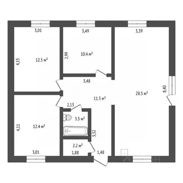 Дом в Амурская область, Благовещенский район, с. Кантон-Коммуна ул. ...