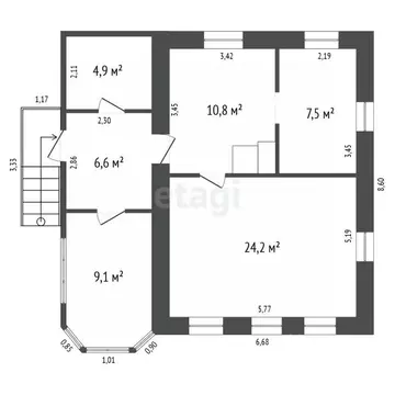 Дом в Челябинская область, Чебаркуль ул. Осипенко, 41 (63 м)