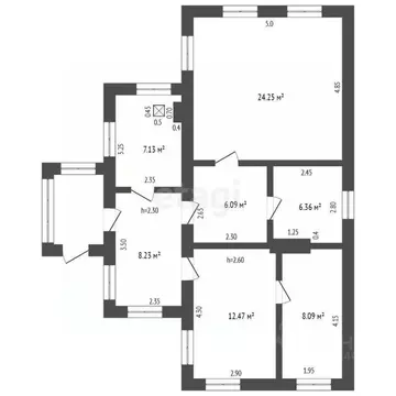 Дом в Саратовская область, Аркадак Балашовская ул., 44 (73 м)