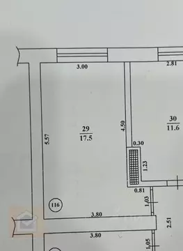 Комната Крым, Евпатория ул. Некрасова, 89 (17.2 м)
