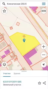 Участок в Самарская область, Самара Клиническая ул., 255Б (27.0 сот.)