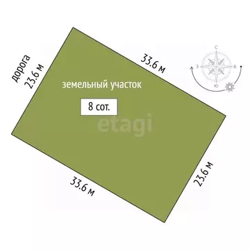 Участок в Томская область, Томский район, с. Корнилово, Красная горка ...