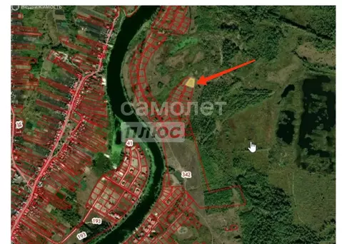 Участок в Тамбовский муниципальный округ, СНТ Арбат (15 м)