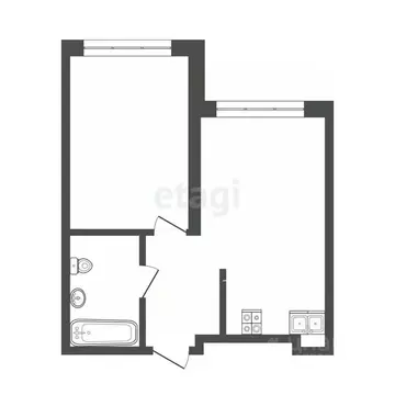 1-к кв. Тюменская область, Тюмень ул. Фармана Салманова, 15 (36.4 м)