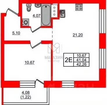 1-к кв. Ленинградская область, Всеволожский район, пос. Бугры проезд ...