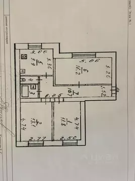 3-к кв. Кировская область, Киров ул. Сурикова, 41 (66.0 м)