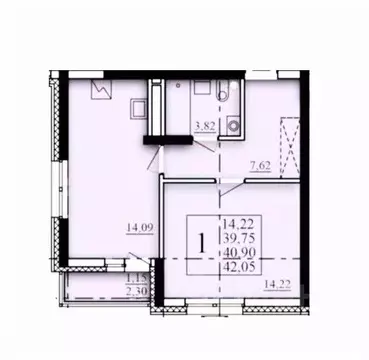 1-к кв. Башкортостан, Уфа Затон-Восточный жилрайон, Паруса жилой ...