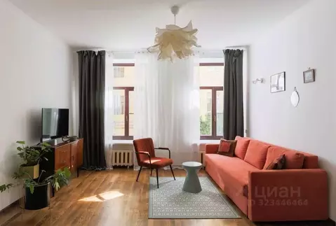 1-к кв. Санкт-Петербург наб. Реки Фонтанки, 45 (65.0 м)