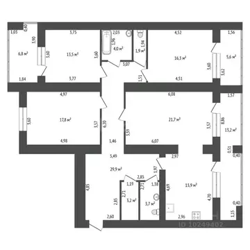 4-к кв. Башкортостан, Уфа Новомостовая ул., 8 (127.0 м)