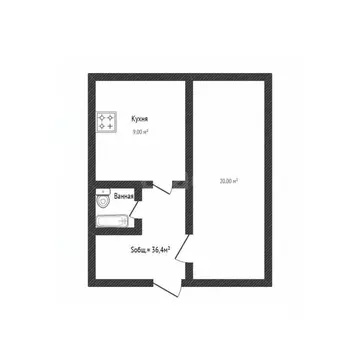 1-к кв. Брянская область, Брянский район, пос. Мичуринский ул. Андрея ...