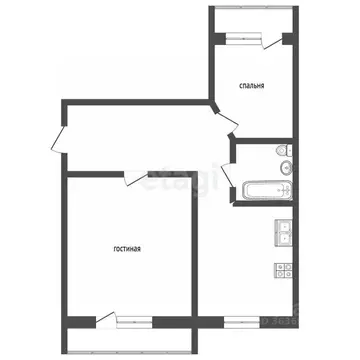 2-к кв. Московская область, Подольск Мраморная ул., 1/13 (47.9 м)