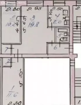 2-комнатная квартира: Воронеж, Пеше-Стрелецкая улица, 101 (55 м)