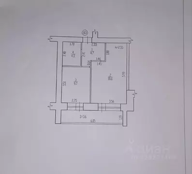 1-к кв. Брянская область, Брянск ул. Чернышевского, 20 (37.3 м)
